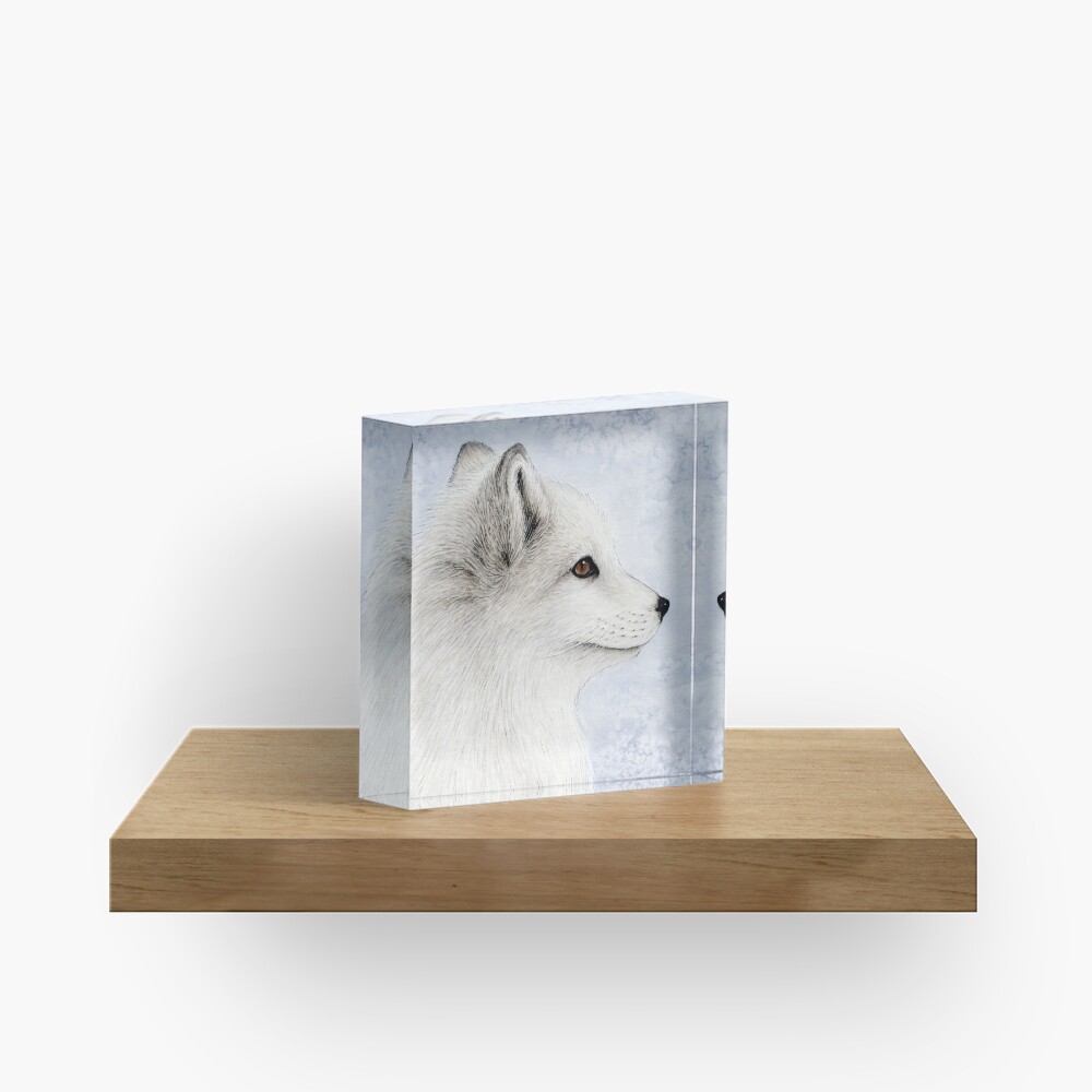 Polar Fox Profile Acrylic Block