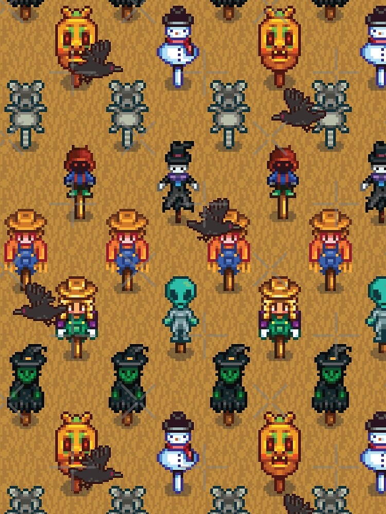 "Stardew Valley Scarecrows" Tshirt by pidesignprints Redbubble