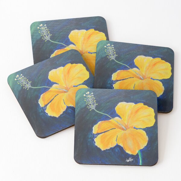 Item preview, golden hibiscus designed and sold by JJ Burton.