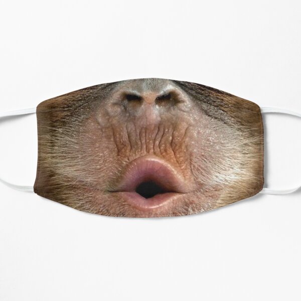 Monkey mask screaming | Funny monkey mask | Chimpanzeemask | Â Funny monkey face mask | Forestanimal mask | Mask