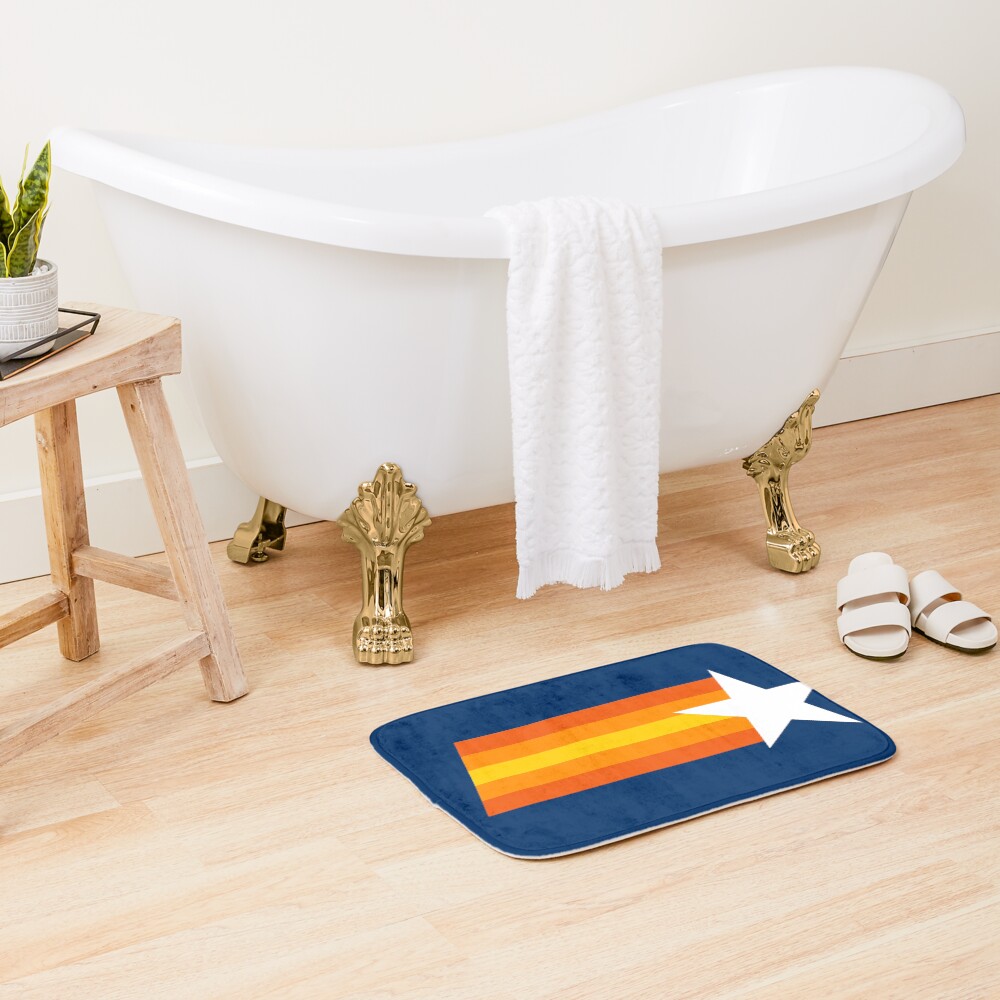Stros Shooting Star, Blue Bath Mat