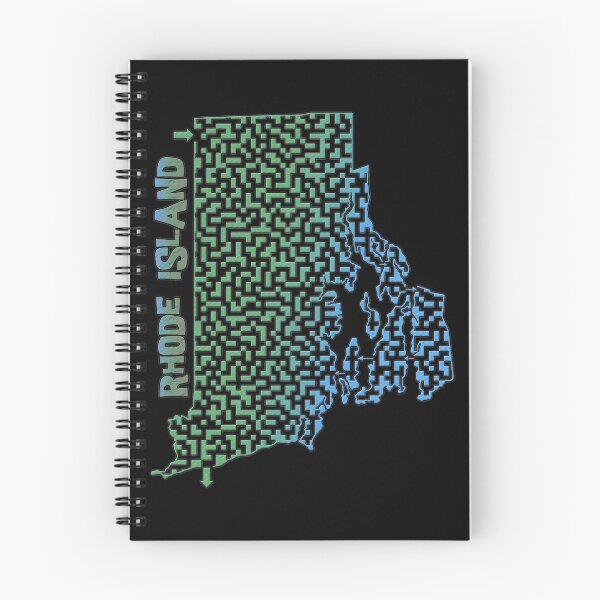 Item preview, Rhode Island State Outline Maze & Labyrinth designed and sold by gorff.