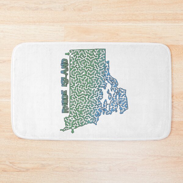 Item preview, Rhode Island State Outline Maze & Labyrinth designed and sold by gorff.