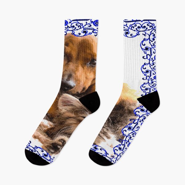 Item preview, fwc 0579 dog cat puppies cuddly designed and sold by fred chiea.