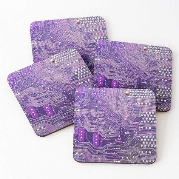Item preview, mauve electronic circuit board designed and sold by tony4urban.