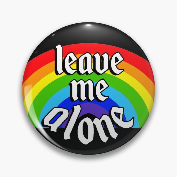 Item preview, Leave Me Alone designed and sold by glittergoreart.