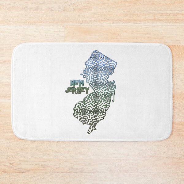Item preview, New Jersey State Outline Maze & Labyrinth designed and sold by gorff.