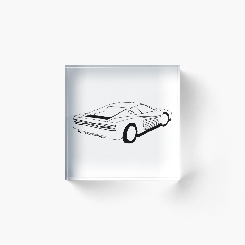  Frank Ocean - White Ferrari 20x20 inches - 51x51 cm