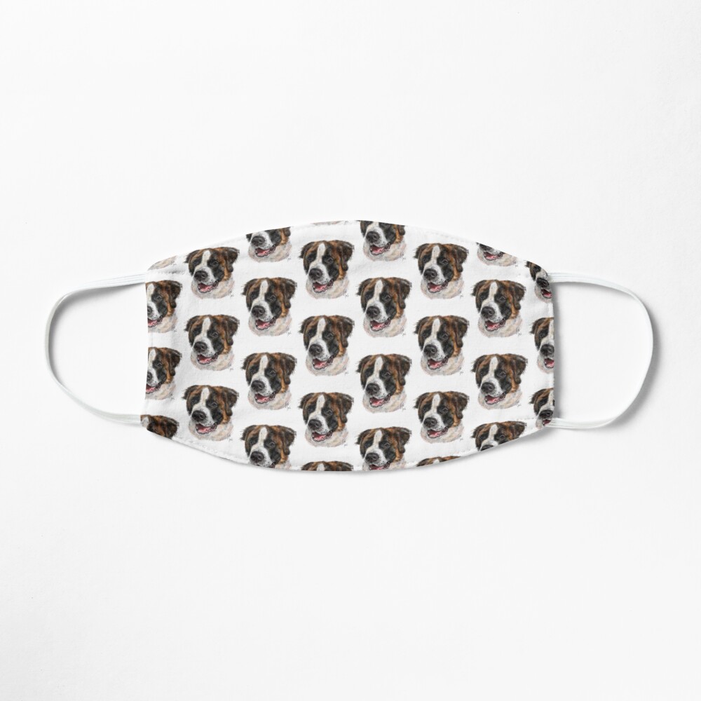 Smiling Happy St Bernard Dog Mask