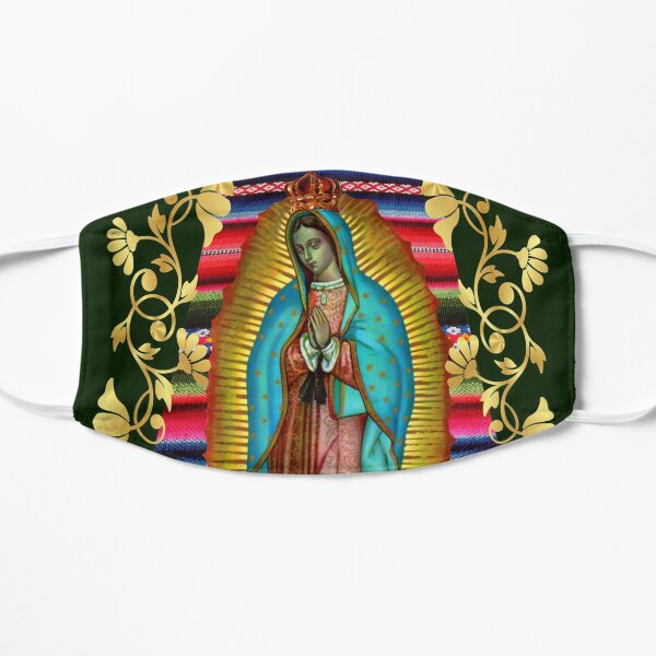 Our Lady of Guadalupe Virgin Mary Zarape 08 Mask