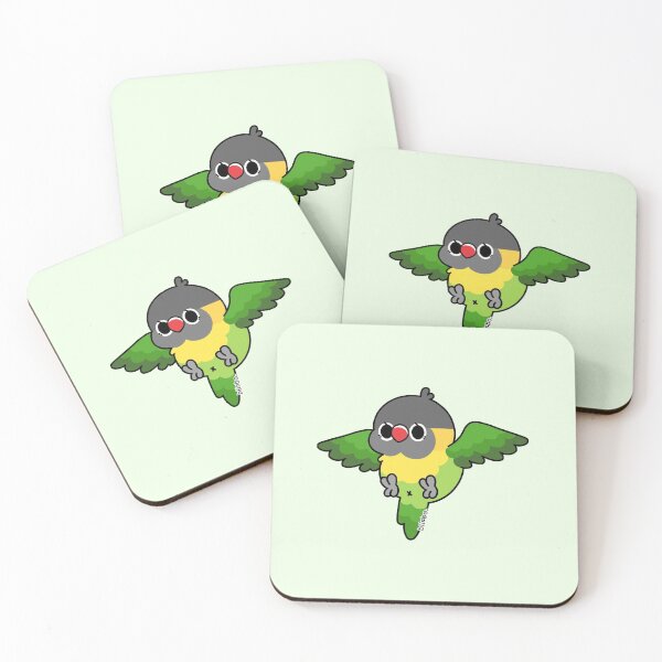 Item preview, Flying Lovebird - Yellow-Collared designed and sold by blirbos.