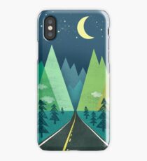 the Long Road at Night iPhone Case