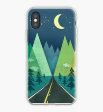 the Long Road at Night iPhone Case