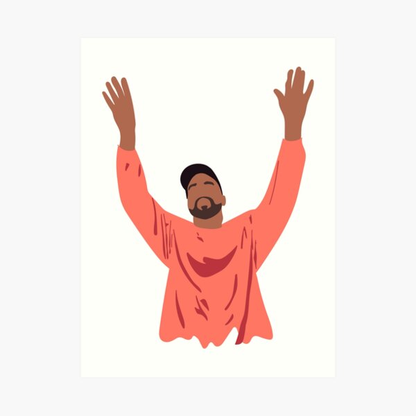 kanye the life of pablo Art Print