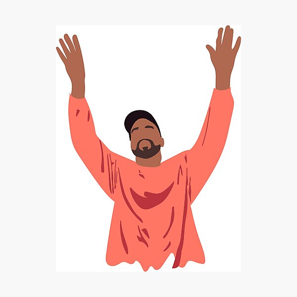 Kanye das Leben von Pablo Fotodruck