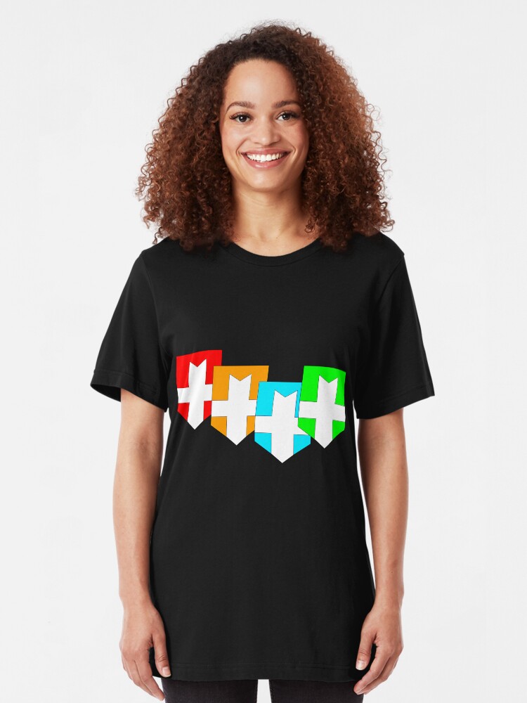 Alternate view of Elemental Knights Slim Fit T-Shirt