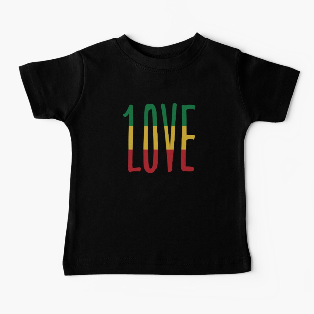 Rasta Reggae One Love Jamaica Baby T-Shirt