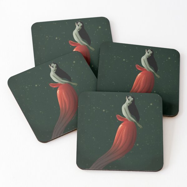 Item preview, Vampire Squid Mermaid Portrait designed and sold by Maysoulrose.