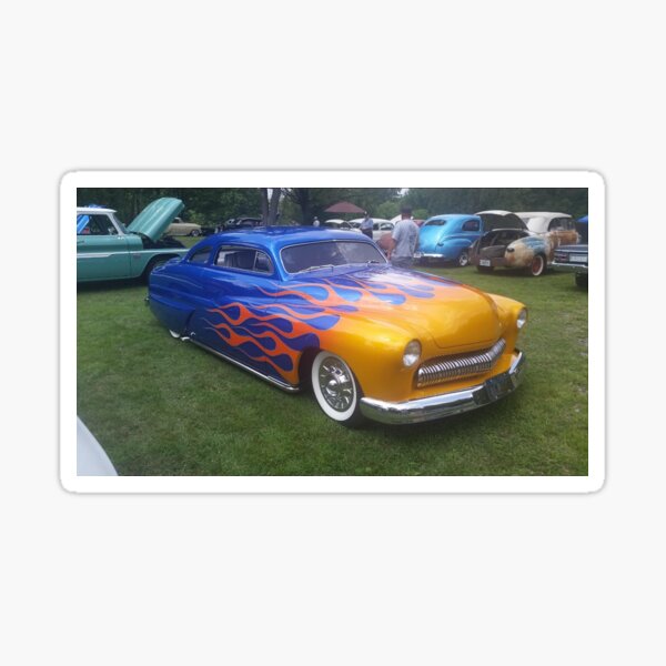 flamed Merc 1 Sticker