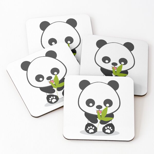 Item preview, Cute Panda Loves Eating Bamboo | Kids Kawaii designed and sold by clearvibes.