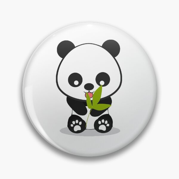 Item preview, Cute Panda Loves Eating Bamboo | Kids Kawaii designed and sold by clearvibes.