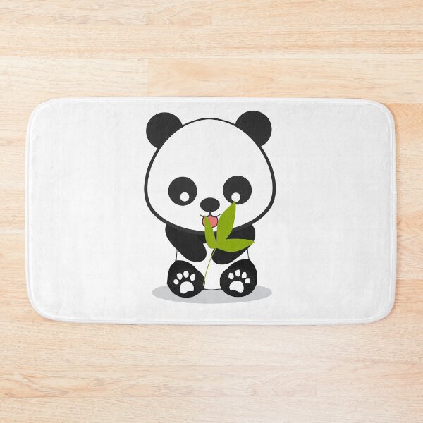 Item preview, Cute Panda Loves Eating Bamboo | Kids Kawaii designed and sold by clearvibes.