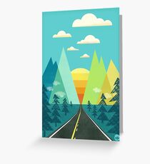 the Long Road Greeting Card