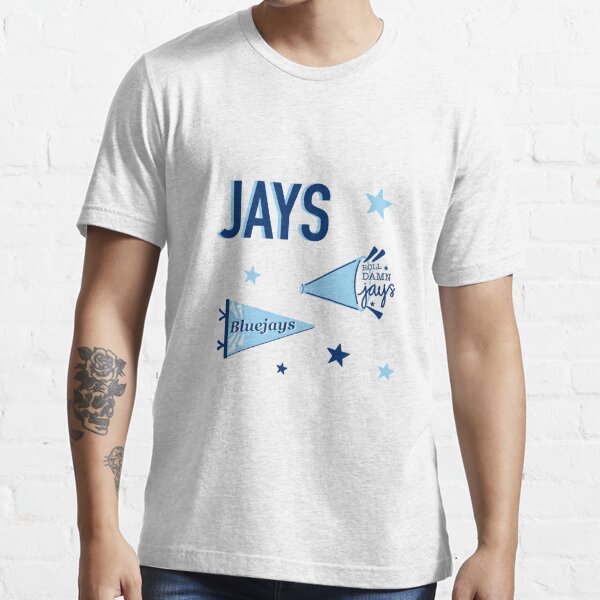 Teeshirtpalace Blue Jay Bird Long Sleeve Shirt