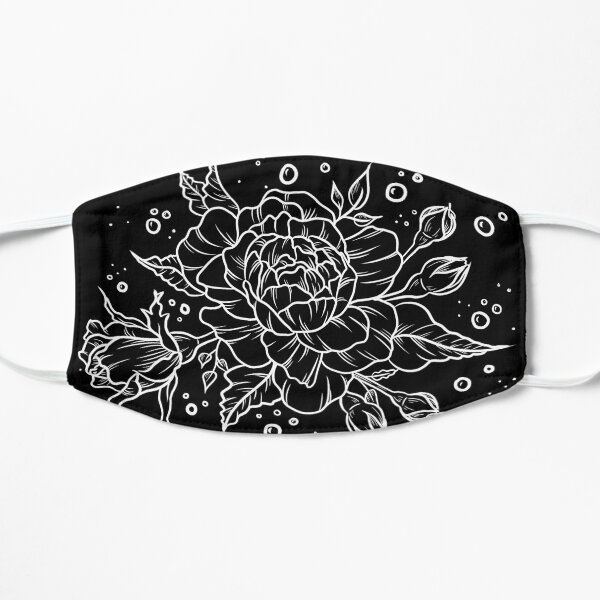 Roses and Bubbles in Black Mask
