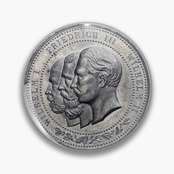 Year of Three Kaisers...1888 Pin