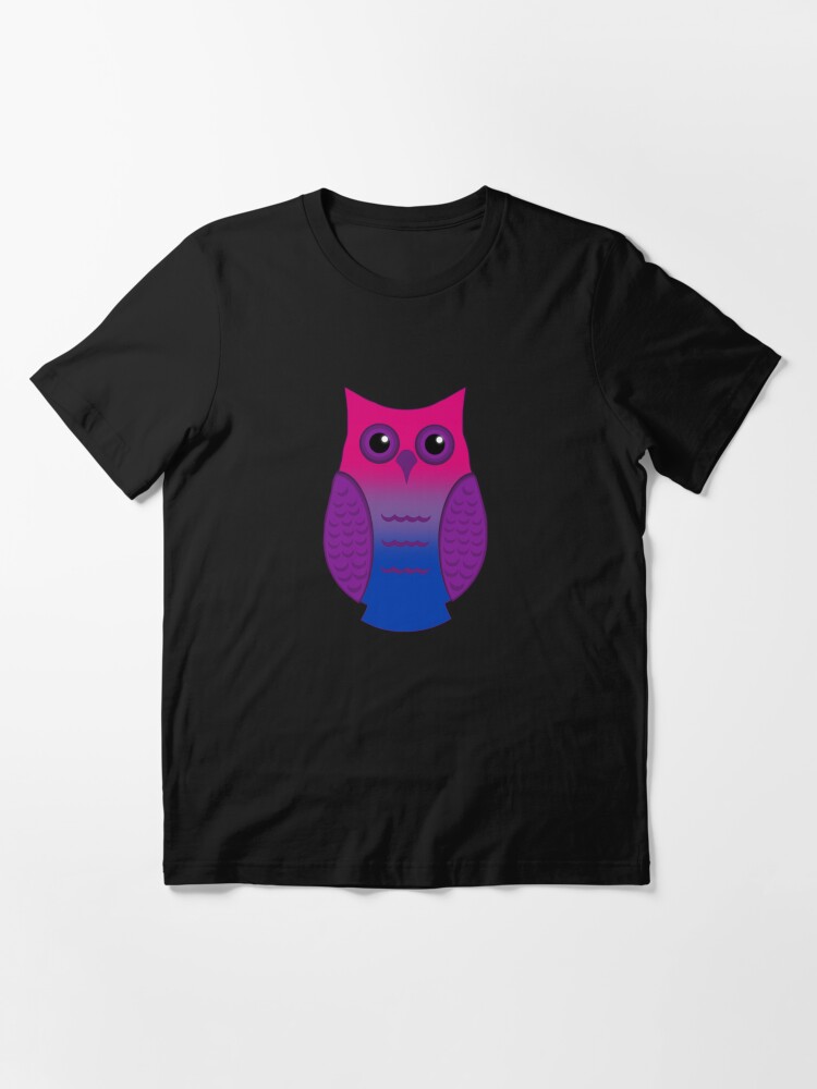 Alternate view of Bi Pride Owl Essential T-Shirt