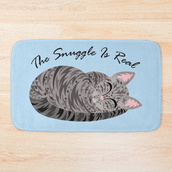 Item preview, Gray Tabby Cat The Snuggle Is Real designed and sold by theartofvikki.