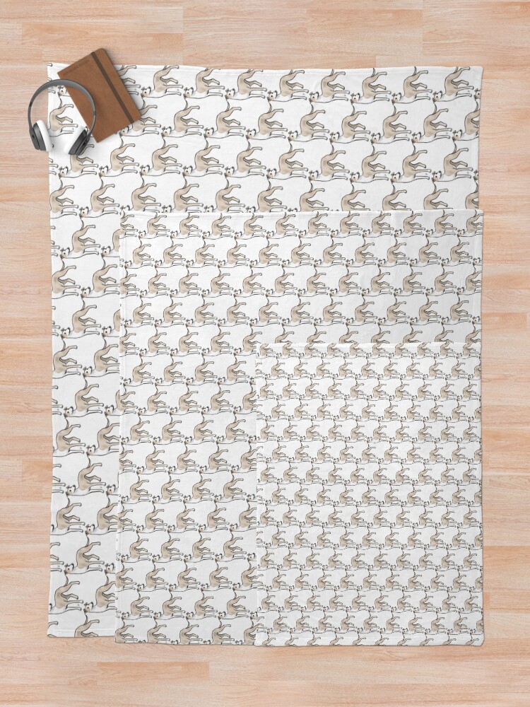 Alternate view of Whippet Throw Blanket