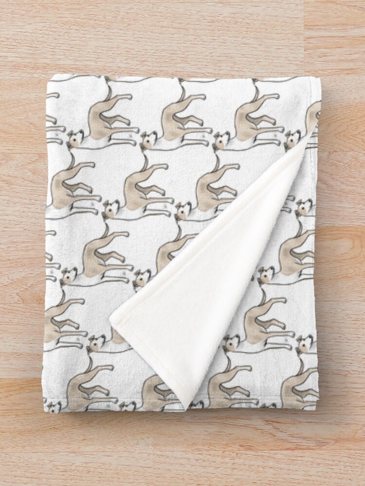 Alternate view of Whippet Throw Blanket
