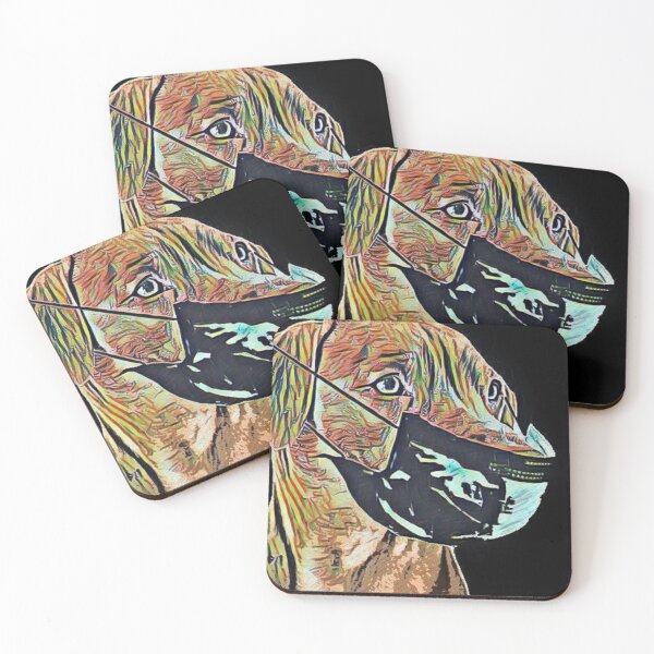 Item preview, dog in a mask designed and sold by Sebastian Art.