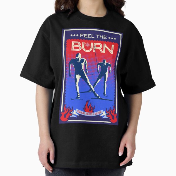 Item preview, Feel the Burn cross country ski designed and sold by SFDesignstudio.