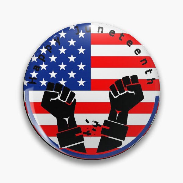 Item preview, happy juneteenth american flag designed and sold by Gossip Rag.