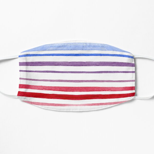 Stripes Purple Flat Mask