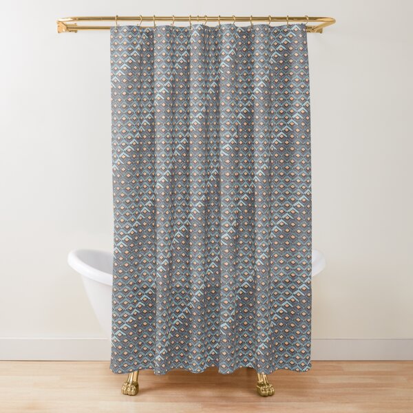 Stairs in Stairs pattern Altona Sketch4 Shower Curtain