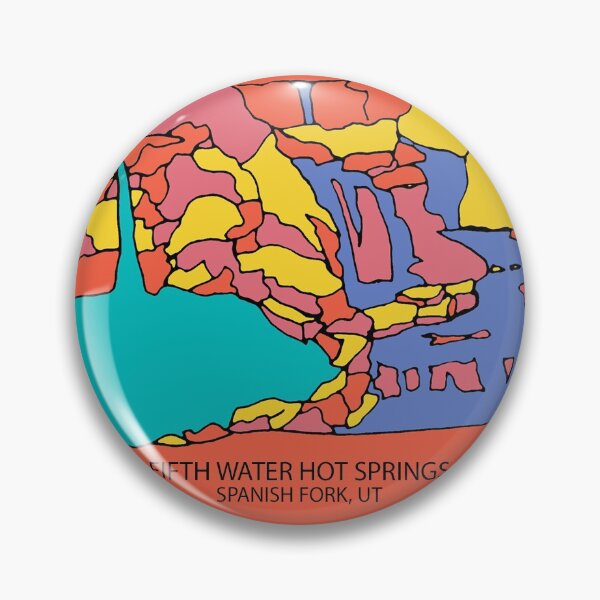 Item preview, Fifth Water Hot Springs designed and sold by Ward Workshop Art.