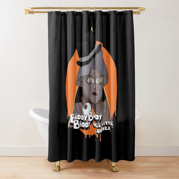 Biddy well little brother Shower Curtain
