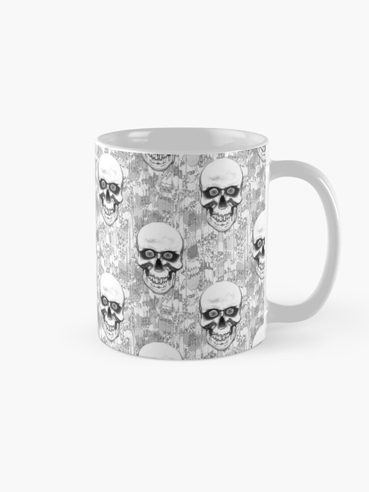 Alternate view of Halloween Skull Pattern Mug