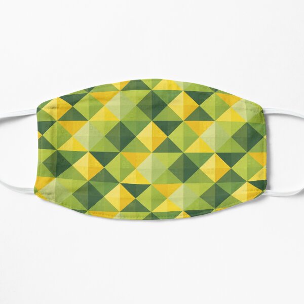 Abstract Green Pattern Mask