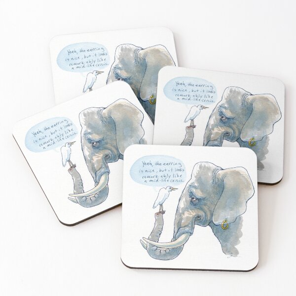 Item preview, midlife crisis in old elephants designed and sold by defordmatt.