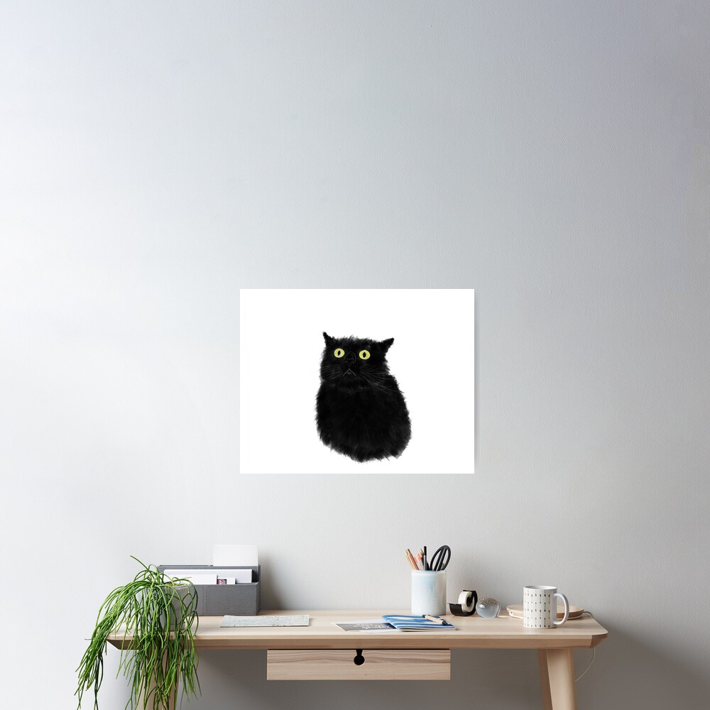 Black Kitty Poster