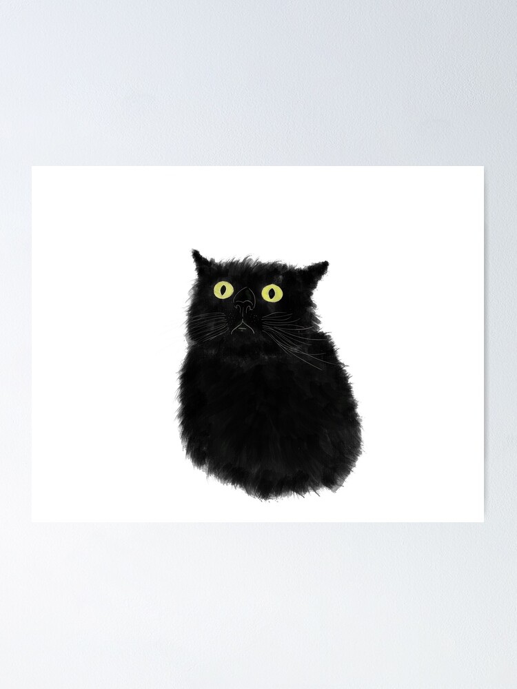 Alternate view of Black Kitty Poster