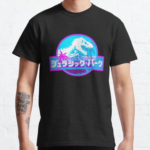 Jurassic Park Vaporwave (Japanese) Classic T-Shirt