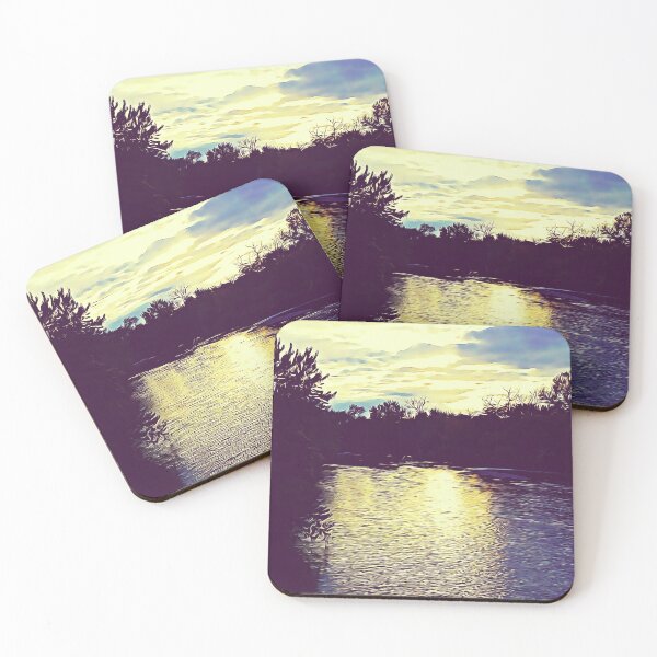 Item preview, Sunset Over A River - Watercolor Style designed and sold by Kyle West.