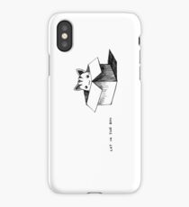 Cat in the box iPhone Case/Skin