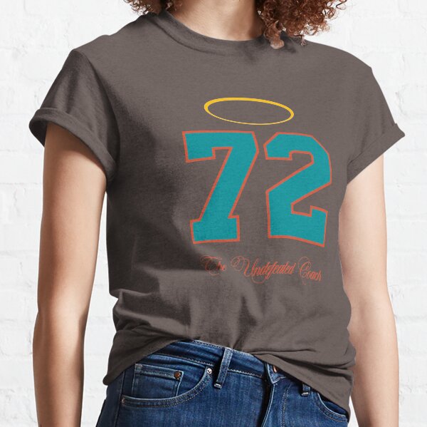 Undefeated 72 Don Shula Miami Football T Shirt